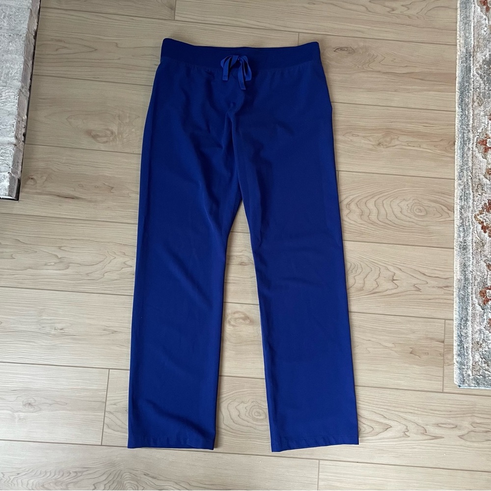 Cobalt Blue Figs Scrub Pants